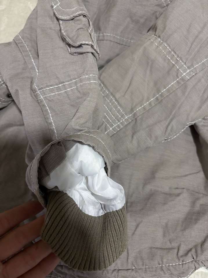 Kapüşonlu Gri Erkek Çocuk Ceket - Görsel 5