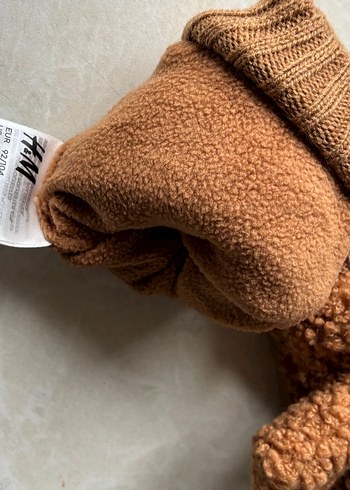 Kahverengi  Peluş çocuk Eldiveni - Görsel 4