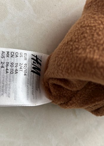 Kahverengi  Peluş çocuk Eldiveni - Görsel 3