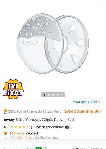 Şeffaf Göğüs Pedi Seti - Görsel 4