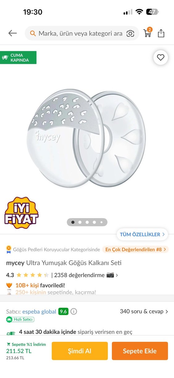 Şeffaf Göğüs Pedi Seti - Görsel 4
