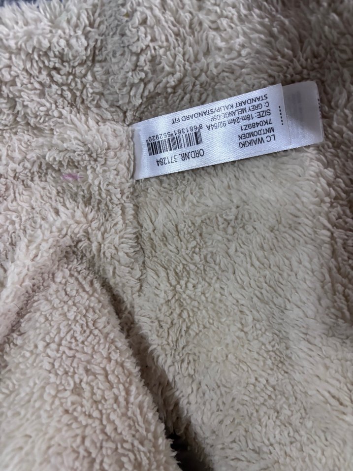 Gri içi Kürklü Erkek Çocuk Mont - Görsel 5