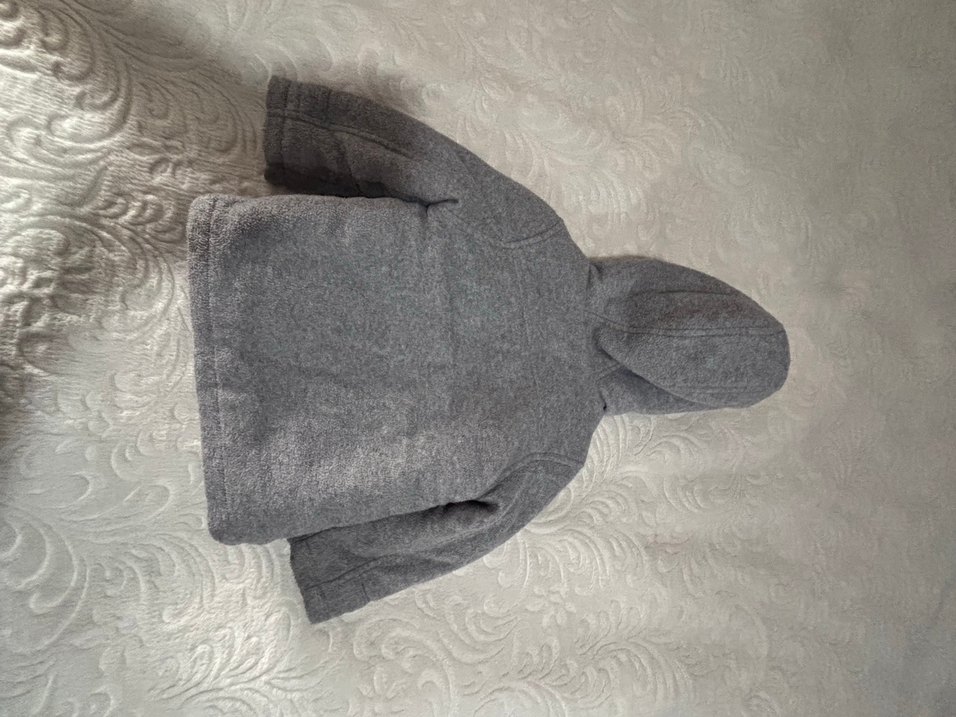 Gri içi Kürklü Erkek Çocuk Mont - Görsel 2