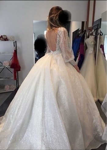 Özel tasarım prenses model gelinlik - Görsel 2