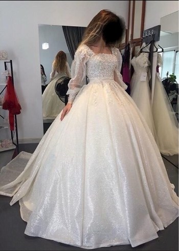 Özel tasarım prenses model gelinlik - Görsel 4