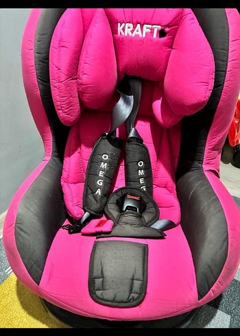 Renkli Pembe Çocuk Oto Koltuğu KRAFT - Görsel 3