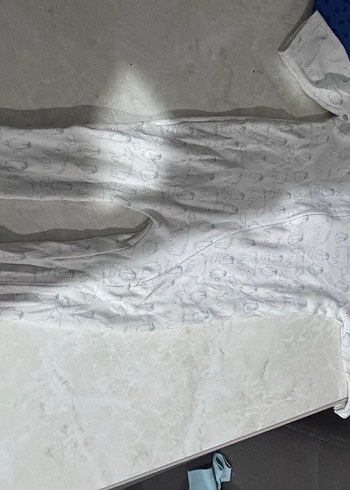 Uzun Kollu Mavi Bebek Tulum - Görsel 5