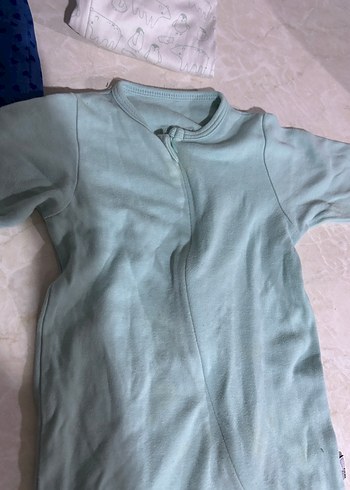 Uzun Kollu Mavi Bebek Tulum - Görsel 9