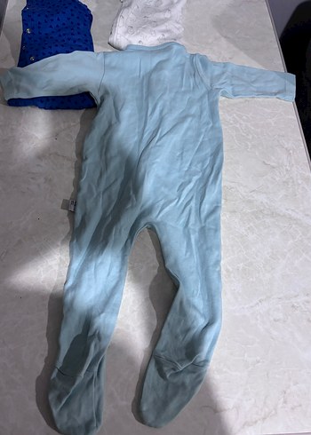 Uzun Kollu Mavi Bebek Tulum - Görsel 10