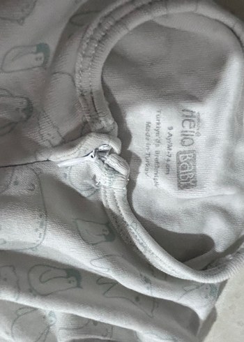 Uzun Kollu Mavi Bebek Tulum - Görsel 4