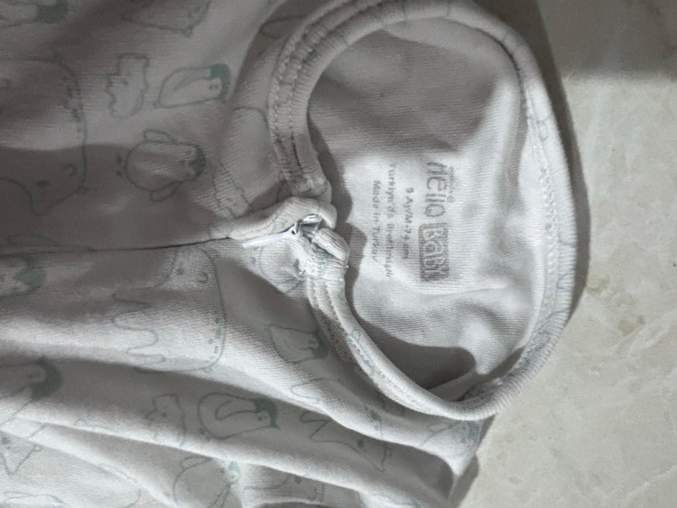 Uzun Kollu Mavi Bebek Tulum - Görsel 4