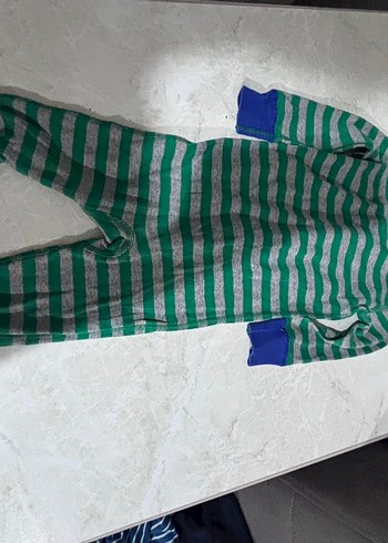 Uzun Kollu Fermuarlı Bebek Tulum - Görsel 2