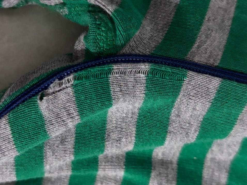 Uzun Kollu Fermuarlı Bebek Tulum - Görsel 5