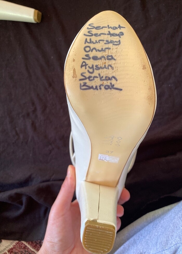 Yüksek gelin ayakkabısı - Görsel 4