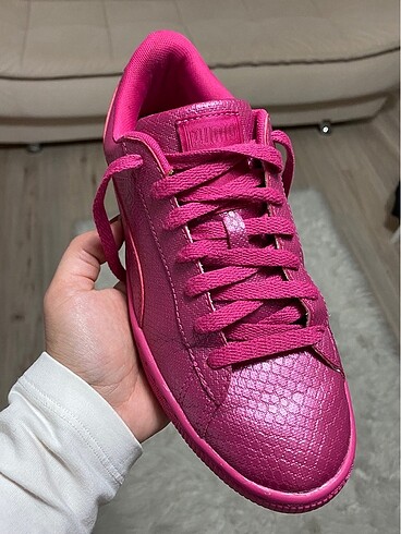 38 Beden pembe Renk Puma orjinal spor ayakkabı