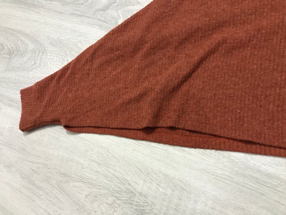 Kahverengi Kadın Boğazlı Triko Kazak - Görsel 2