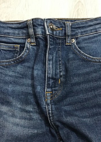 Kadın Gri Mavi Bol Kesim Midi Kot Pantolon - Görsel 3