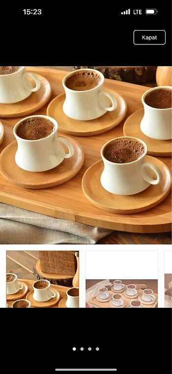 Kahve fincanı takımı 6 lı