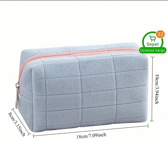 Makyaj çantası peluş