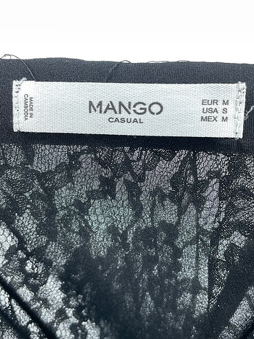 m Beden siyah Renk Mango Midi Etek %70 İndirimli.