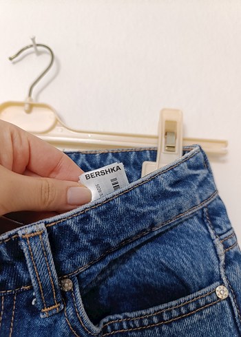 Kadın Mavi Denim Normal Kesim Pantolon - Görsel 4
