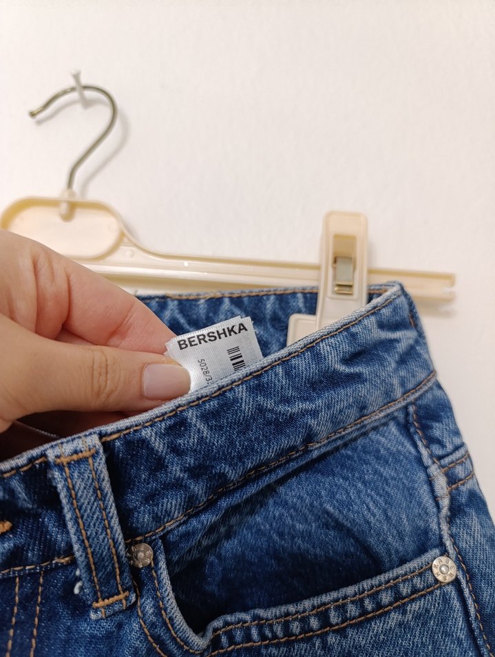 Kadın Mavi Denim Normal Kesim Pantolon - Görsel 4