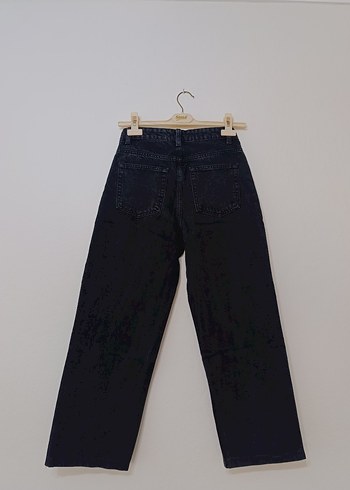 Siyah Regular Fit Kadın Denim Pantolon - Görsel 3