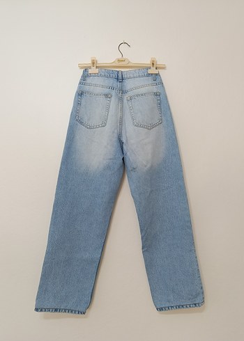 Salaş Kesim Midi Denim Kadın Jean - Görsel 3