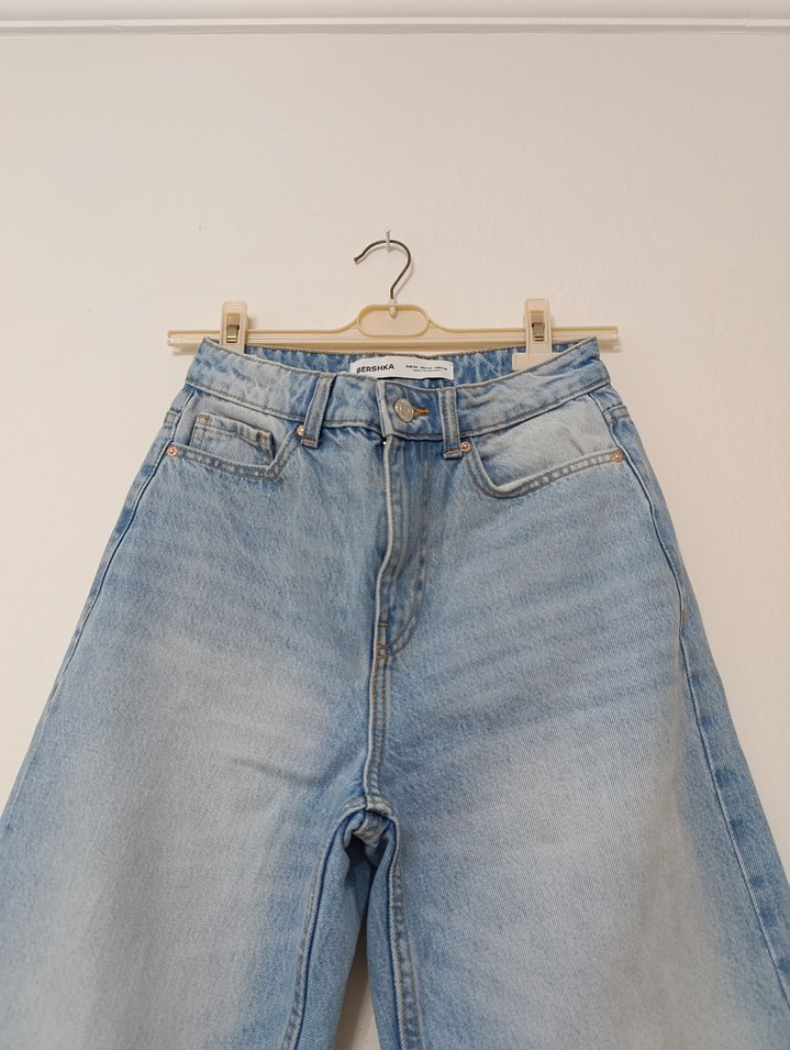 Salaş Kesim Midi Denim Kadın Jean - Görsel 2