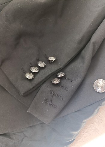 Düğmeli Blazer Ceket - Görsel 6