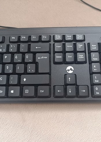 EVEREST Siyah Kablolu Klavye - Görsel 2