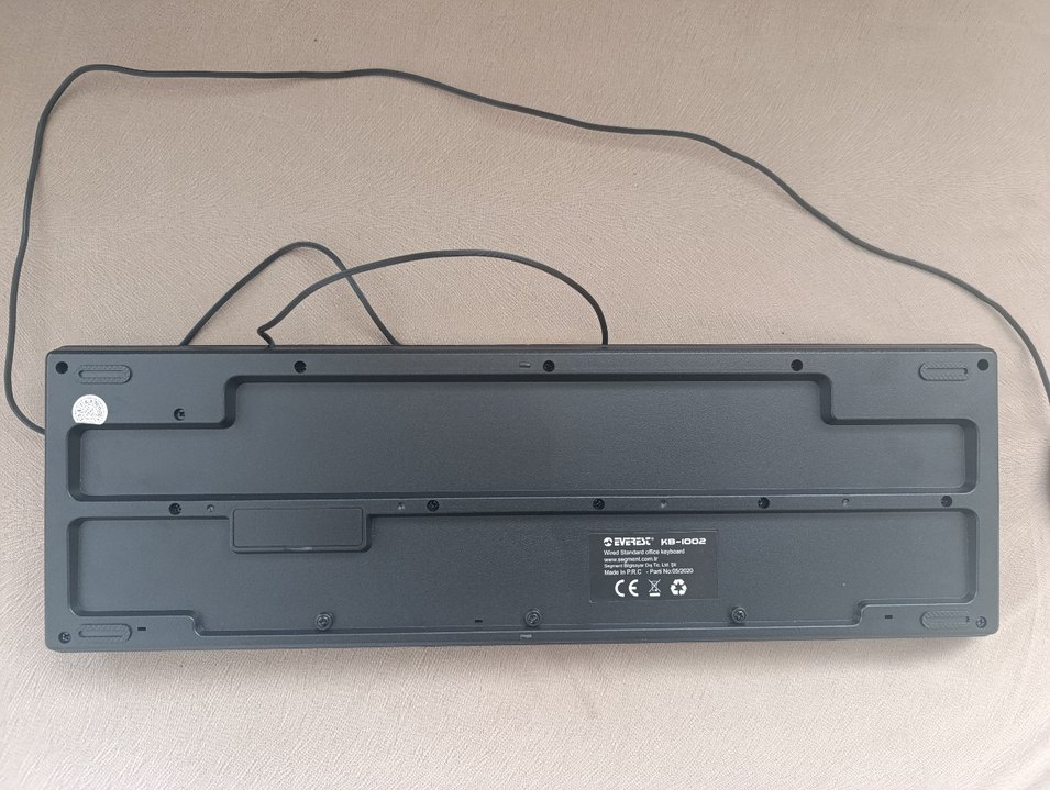 EVEREST Siyah Kablolu Klavye - Görsel 4