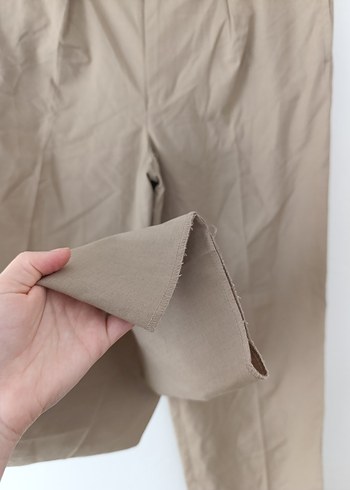 Oversize Keten Pantolon - Görsel 4