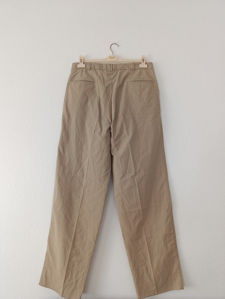 Oversize Keten Pantolon - Görsel 3