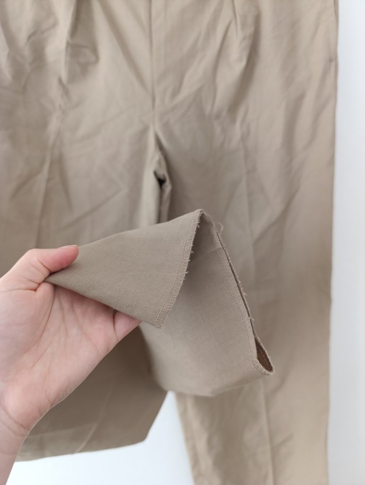 Oversize Keten Pantolon - Görsel 4