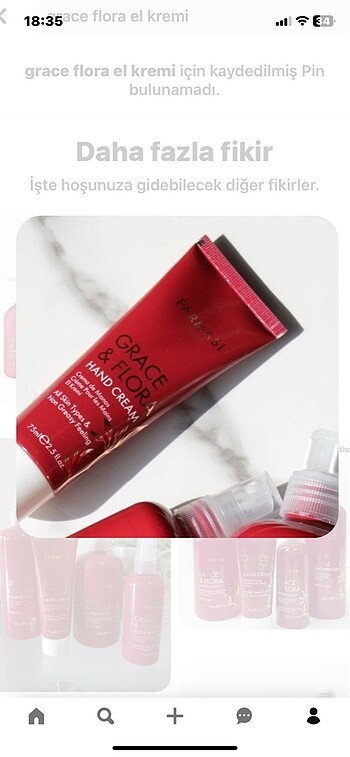 Farmasi Grace&Flora El Kremi 75 ml