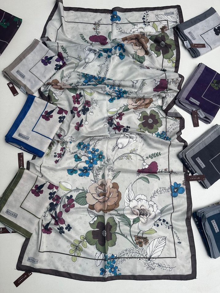 Bohem Çok Renkli Desenli Kadın şal - Görsel 2