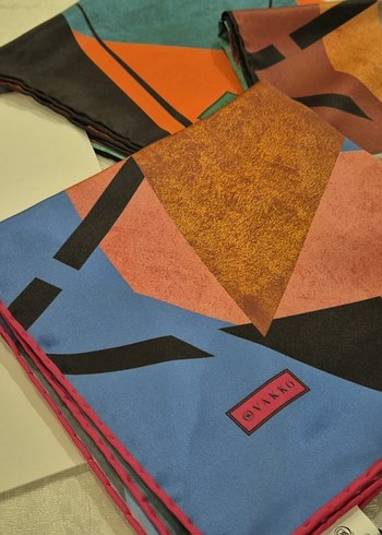 Kadın Çok Renkli esarp - Görsel 4