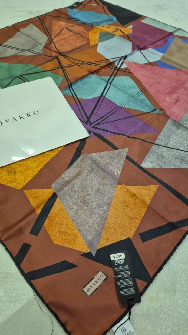 Kadın Çok Renkli esarp - Görsel 3