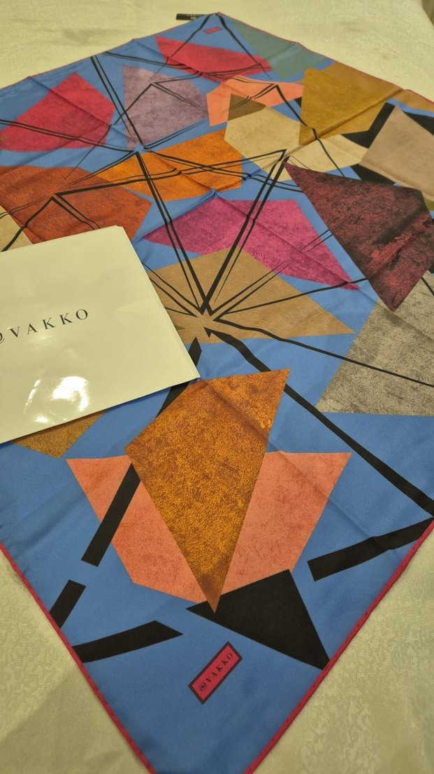 Kadın Çok Renkli esarp - Görsel 2