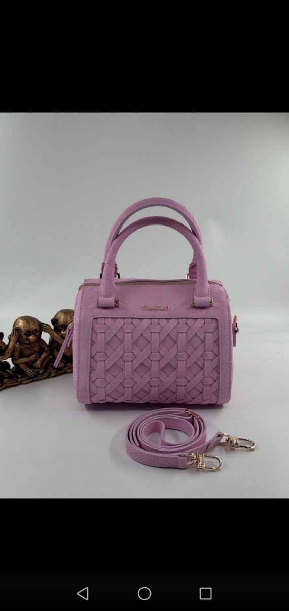 Bordo Deri Vakko Kadın El Çantası - Görsel 2