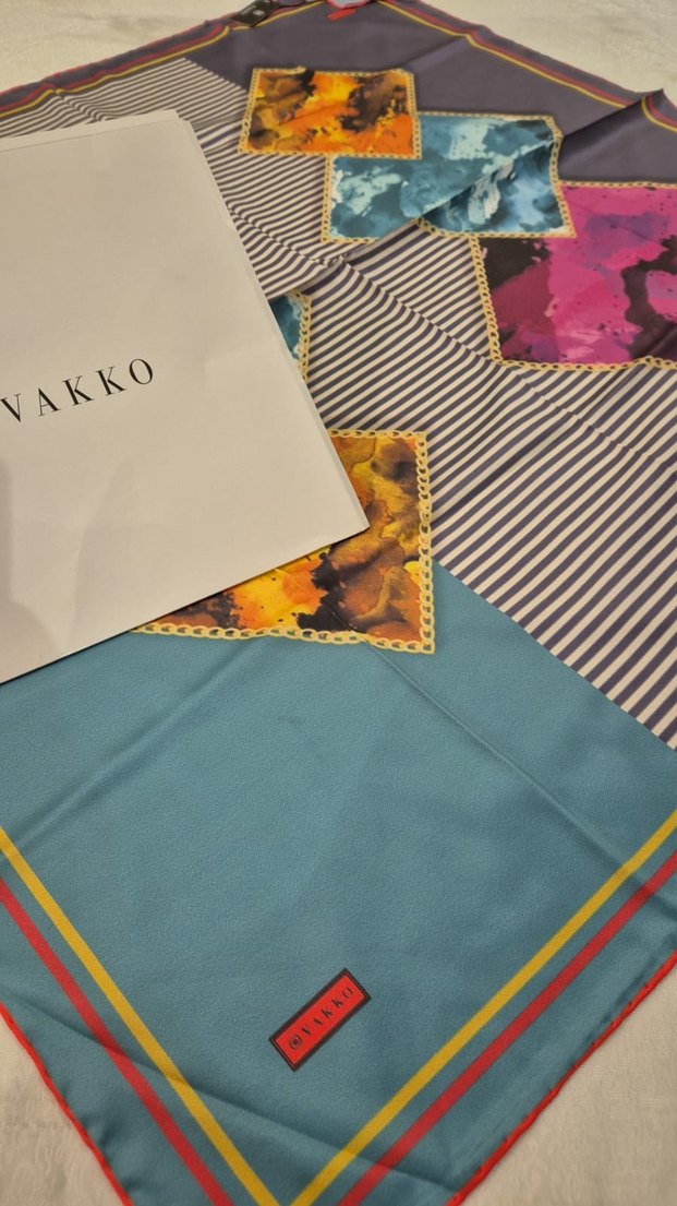 Çok Renkli Kadın esarp - Görsel 4