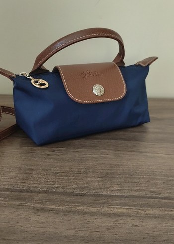 Longchamp Kadın Mavi Deri Çanta