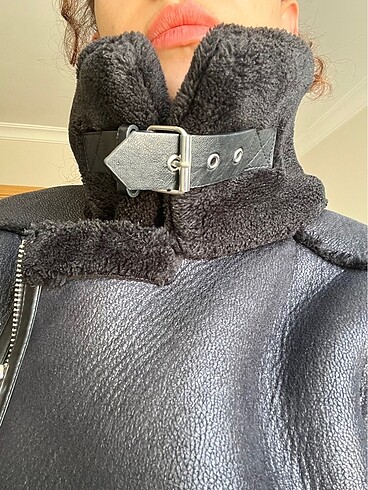 Stradivarius suni biker ceket