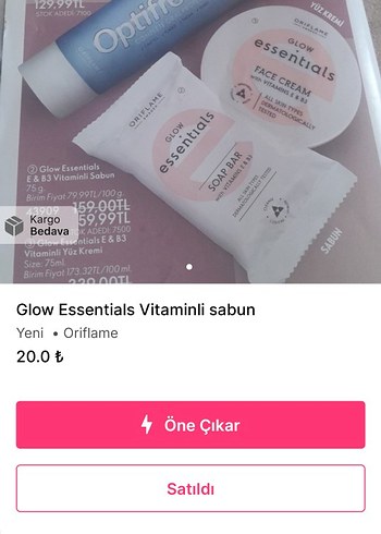 Glow Essentials Vitaminli Sabun