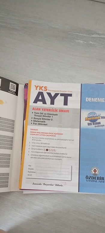 Ünlüler karması ayt deneme