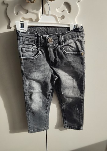 Gri Erkek Çocuk Denim Pantolon - Görsel 3