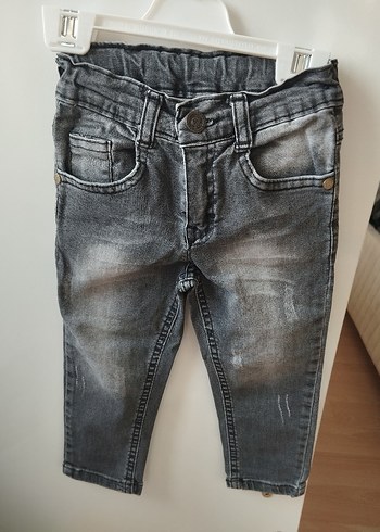 Gri Erkek Çocuk Denim Pantolon - Görsel 2