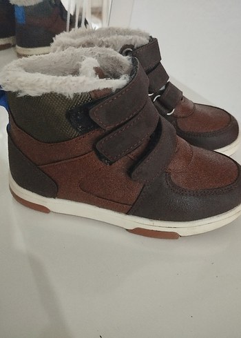 Kahverengi Erkek Çocuk Kürklü Spor Bot - Görsel 2