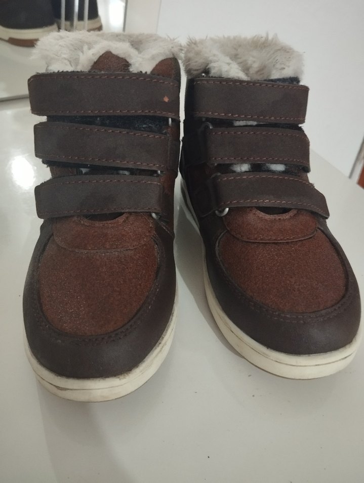 Kahverengi Erkek Çocuk Kürklü Spor Bot - Görsel 3